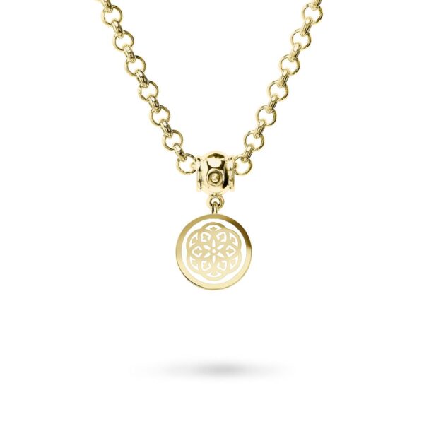 Подвеска Stamp white gold