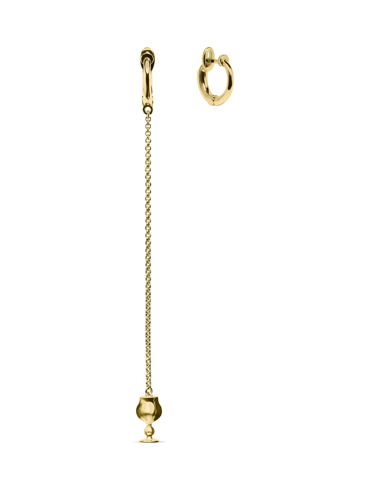 Серьги Glass gold