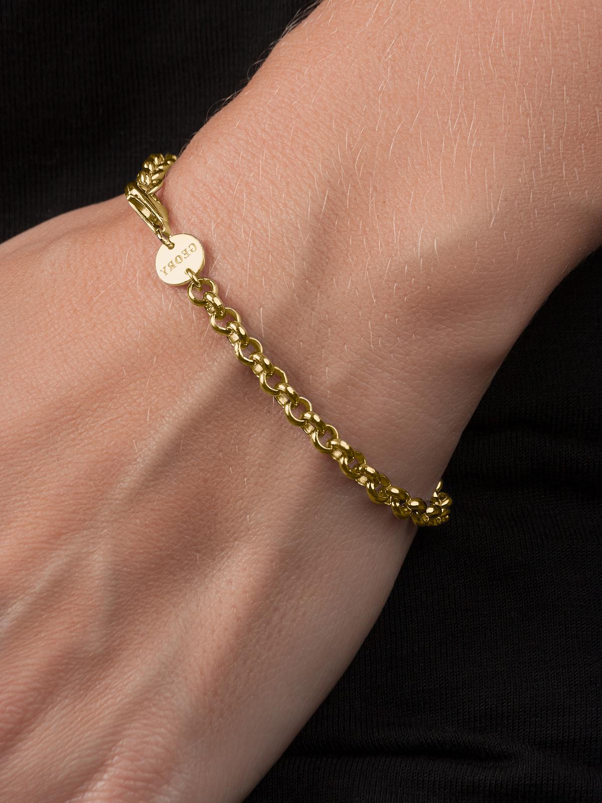 Браслет Rollo M gold — фото 3